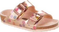 Birkenstock Children's Arizona -Cheap Shoe Store birkenstock childrens arizona metallic dots copper birko flor 1021697 25020.1686246145
