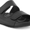 ECCO Women's 2nd Cozmo Two Band Slide -Cheap Shoe Store ecco womens 2nd cozmo two band slide black 20682301001 70836.1647473353