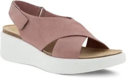 ECCO Women's Flowt Wedge Cork Sandal -Cheap Shoe Store ecco womens flowt wedge cork sandal woodrose 27230302702 62411.1620316142