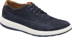 Johnston & Murphy Elliston Wingtip -Cheap Shoe Store johnston murphy mens elliston wingtip navy suede 25 3097 46036.1567721392