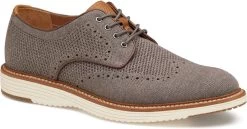 Johnston & Murphy Upton Knit Wingtip -Cheap Shoe Store johnston murphy mens upton knit wingtip gray knit 20 5368 83901.1713560611