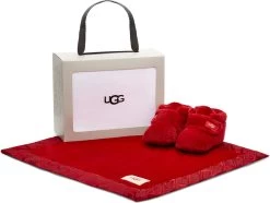 UGG Infants Bixbee And Lovey Blanket -Cheap Shoe Store ugg childrens infants bixbee lovey blanket samba red 1094823i sbr 88498.1661585966