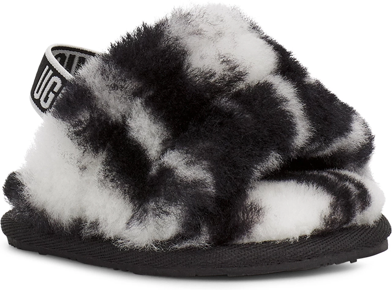 UGG Infants Fluff Yeah Slide Marble 3 UGG Infants Fluff Yeah Slide Marble