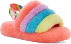 UGG Kids Fluff Yeah Slide 21 UGG Kids Fluff Yeah Slide -Cheap Shoe Store ugg childrens kids fluff yeah slide peach bliss multi 1124925k pbmt 20682.1647038453