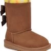 UGG Toddlers Bailey Bow Plaid Punk -Cheap Shoe Store ugg childrens toddlers bailey bow plaid punk chestnut 1134930t che 87376.1658500253