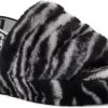 UGG Kids Fluff Yeah Slide Zebra