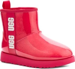 UGG Women's Classic Clear Mini 16 UGG Women's Classic Clear Mini -Cheap Shoe Store ugg womens classic clear mini hibiscus pink 1113190 hspk 57964.1638054097