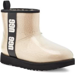 UGG Women's Classic Clear Mini 18 UGG Women's Classic Clear Mini -Cheap Shoe Store ugg womens classic clear mini natural black 1113190 nblc 04748.1638054098
