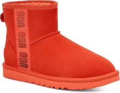 UGG Women's Classic Mini Side Logo II 9 UGG Women's Classic Mini Side Logo II -Cheap Shoe Store ugg womens classic mini side logo 2 hazard orange 1134962 hong 78508.1662579291